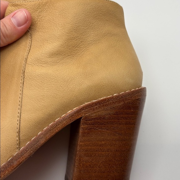 Loeffler Randall Ella Ankle Boots in Beach Leather Camel Color - Size 6 - Picture 6 of 14